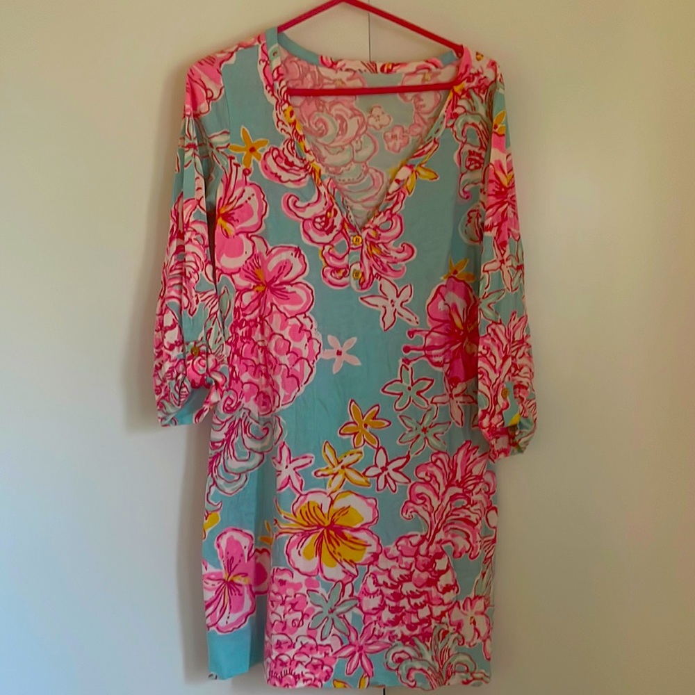 Lilly Pulitzer Etta Long Sleeve Dress M